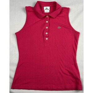 Lacoste Sleeveless Women’s Pink Polo EU 38